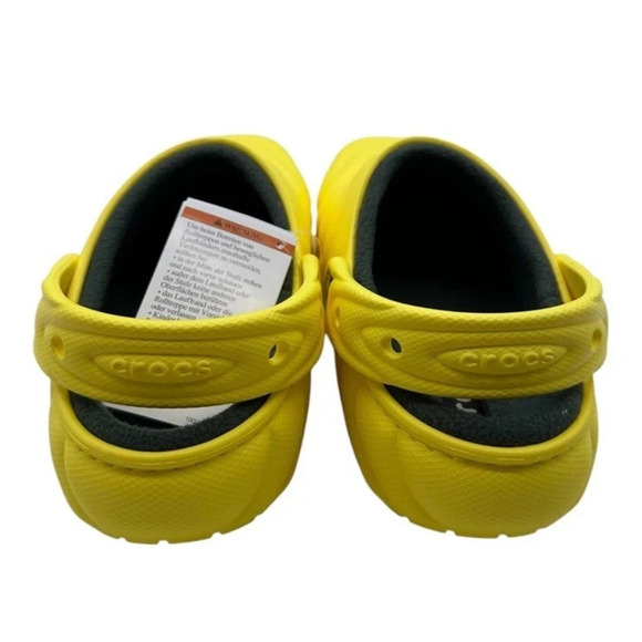 Crocs 210059-77J Classic Lined Overpuff Clog Cyber Yellow Size US M8 / W10 New main image 2